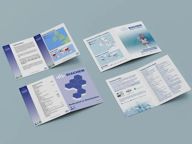 New Biachem brand collateral and brochure