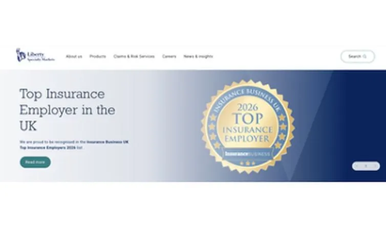 Liberty Specialty Markets website homepage